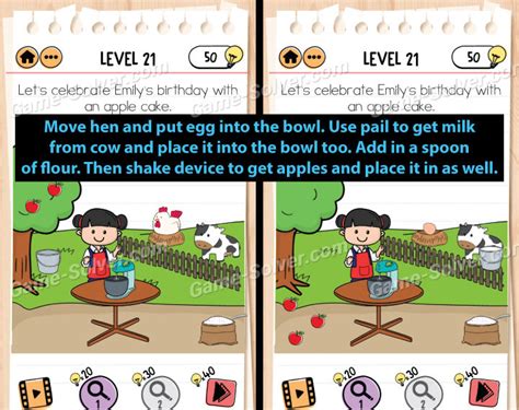 emily's farm level 21|Brain Test 2 Emilys Farm Level 21 Answers • Game Solver.